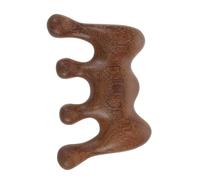 SOIMISS Peigne De Massage Bois Pour Chevelu Et Massage Gua Sha Masseur Portable Design Élégant