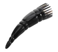 SOIMISS Peigne de Massage en Corne Naturelle Grand Format Dents Fines Antistatique pour Cuir Chevelu Femelles Soins Capillaires Bien-être Multifonction Nettoyage