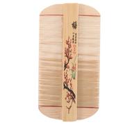 SOIMISS Peigne en bois double face ultra-fin anti-pellicules massage doux cuir chevelu peigne vintage pour cheveux épais garçon fille animaux