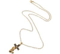 SOIMISS Pendentif Urne de Croix, Collier Commémoratif en Acier Inoxydable | Fête Costumée, Collier de Crémation pour Cendres, Bijou Urne pour Mémoire Familiale