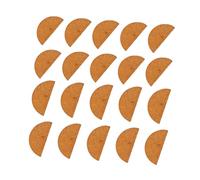 SOIMISS Pendentifs De Boucle D'oreille En Bois Demi-cercle 2cm Et 3cm 20 Pièces Couleurs Aléatoires Pour Création Bijoux Diy Artisanat Loisirs Créatifs