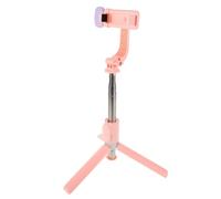 SOIMISS Perche à Selfie Trépied Pliable avec Lumière Intégrée et Télécommande, Support pour Téléphone Portable, Compatible en Acier Inoxydable et Abs pour Live Streaming
