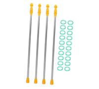 SOIMISS Perche D’extension Télescopique en Acier Inoxydable pour Pulvérisateur de Jardin - Tige Réglable 45-80 Cm 20 Joints D’étanchéité Anti-fuite - Accessoire Compatible pour Arrosage