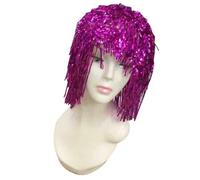 SOIMISS Perruque Tinsel Brillant Accessoire De Costume Pour Masquée Et Fête Déguisée