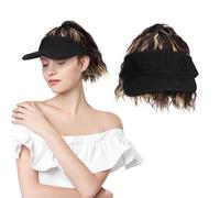 SOIMISS Perruques Synthétiques Pour Casquette De Baseball Extensions Capillaires Queue De Cheval Perruques Courtes Bouclées Extension De Queue De Cheval