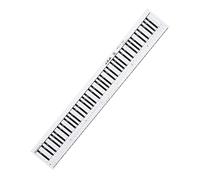 SOIMISS Piano Keyboard Practice Guide Key Note Chart Papier Imperméable avec Impression Claire pour Débutants Aide Pédagogique Double Face Cuivre pour Apprentissage du Piano