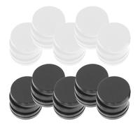 SOIMISS Pièces D’Échecs Rondes Noires et Blanches 60 Pcs Accessoires de Remplacement pour Jeux de Société Classiques Pièces de Dames et Backgammon Adaptées aux Jeux D’Échecs et Société
