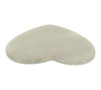 SOIMISS Pierre de Jade Gua Sha Naturelle pour Massage Visage Outil de Beauté Multifonction pour Sculpter et Raffermir la Peau Massage Doux et Apaisant pour Soins Faciaux