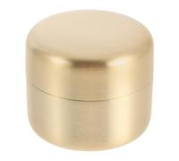 SOIMISS Pilulier de Voyage en Acier Inoxydable Grand Format Boîte Hermétique Étanche Ronde Porte-Pilules Portable en Métal pour Paquet à Main Rangement Sécurisé des Remède au Quotidien