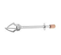 SOIMISS Pince à Nourriture Acier Inoxydable Triangle Pince Multifonction Antidérapante pour Service Glace Salade et Apéritifs Ustensile Cuisine Ergonomique pour Barbecue et Buffet