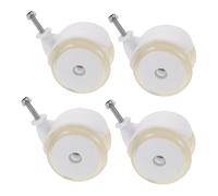SOIMISS Pivotantes Silencieuses 4 Pcs en Pu pour Déambulateur et Poussette Bébé, pour L'utilisation Quotidienne