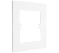SOIMISS Plaque Murale Légère Cache-trou 86 Type, Plastique Blanc, Cache-espaceur pour Interrupteur Mural, Couvercle Décoratif pour Prises Électriques, Installation Facile, Usage