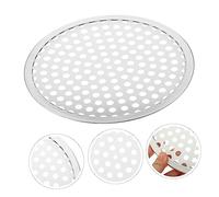SOIMISS Plaque Perforée Acier Inoxydable Moule Rond Rouille pour Cuisson Uniforme Plateau de Cuisson Polyvalent pour Four Domestique et Professionnel