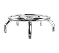 SOIMISS Plaque Pivotante de Piètement de Chaise de Bureau en Alliage D’Aluminium, Base Ronde de 35 Cm Électrolytique, Mécanisme Pivotant Pratique pour Tabouret de Bar et Meuble,