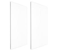 SOIMISS Plaques de Découpe Transparentes Lot de 2 7.7 X 5.9 Pouces en Acrylique pour Protection Bureau et Matrice de Découpe Scrapbooking