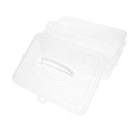 SOIMISS Plateau à Œufs Empilable 2 Niveaux avec Couvercle Transparent, Support 48 Œufs en Plastique Cristal Blanc, Poignée Portable, Organiseur Réfrigérateur la Cuisine, Fêtes,