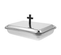 SOIMISS Plateau De Communion pour 40 Coupes Porte-Coupes De Communion Plateau Eucharistique avec Couvercle Porte-Coupes À Vin Empilables Assiettes pour Coupes