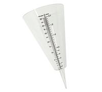 SOIMISS Pluviomètre Extérieur Transparent Cône avec Échelle Graduée Outil de Mesure de Pluie Robuste pour Jardin et Agriculture
