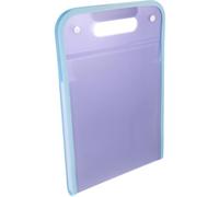 SOIMISS Pochette Accordéon A4 Extensible 13 Compartiments Bleu, Organisateur Dossiers de Bureau, Fichier Accordéon Vertical pour Classement et Rangement Documents Professionnel et