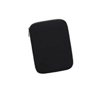 SOIMISS Pochette de Rangement Noire et Poche en Filet en Polyester Compartiments Multiples Organiseur Compact pour Accessoires Numériques pour Câbles, Écouteurs et Chargeur Portable