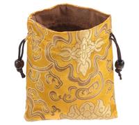 SOIMISS Pochette Soie Dorée Sac à Cordon Élégant pour Bijoux Clés Cosmétiques Compact et Résistant pour Femmes