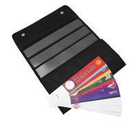 SOIMISS Pochette Suspendue Calendrier Oxford Transparent Organiseur Emploi du Temps Multifonction Support Mural pour Planning Familial et Scolaire Noir