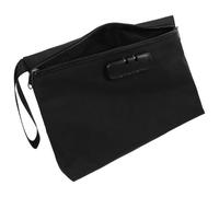 SOIMISS Pochette Verrouillable pour Objets de Valeur à Combinaison, Format A4, Paquet Sécurisé Noir Résistant aux Éclaboussures, Portable pour Documents, Argenté et Passeport, Paquet