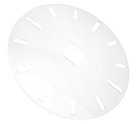 SOIMISS Pochoir Horloge Acrylique Transparent Gabarit Réutilisable avec Chiffres Romains Insert Cadran Précis pour Bricolage et Décoration Murale