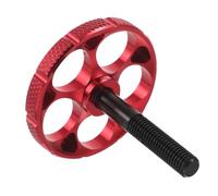 SOIMISS Poignée de Alliage Aluminium Rouge Poignée à Valve Ronde à Boucle à Dégagement Rapide pour Accessoires de Légère pour Sécurité et Efficacité de Conduite