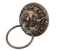 SOIMISS Poignée de Porte Résistante Corrosion Tête de Vintage en Laiton Décorative Résidentielle Classique pour Portes et Portails D'entrée
