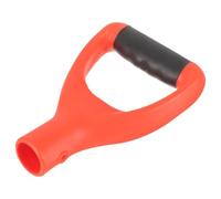 SOIMISS Poignée pour Pelle Poignée de Bêche en PVC Rouge, 1 Pièce, Design Ergonomique, Remplacement Facile, pour Outils de Râteau Creusement