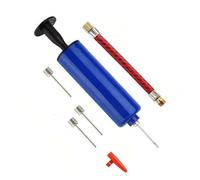 SOIMISS Pompe à Ballon de Basket Bleue en Plastique, Double Action Sécurisée, 2 Sets Portables pour Gonflage Rapide en Sport