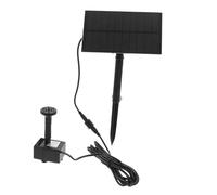 SOIMISS Pompe Fontaine Solaire Extérieure avec Panneau Solaire Pompe à Eau Carrée Stable pour Jardin et Bassin Installation Facile et Eau Ajustables