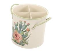 SOIMISS Porte Baguettes Murale Décorative Style Vintage Support de Rangement Multifonction pour Ustensiles de Cuisine Seau Portable pour Baguettes Cuillères et Fourchettes Organisateur