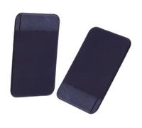 SOIMISS Porte-Cartes Adhésif pour Téléphone Portable Lot de 2 Support Téléphone en Cuir PU Pochette Autocollante Pratique Couleur Bleu Marine Format Slim Usage Quotidien