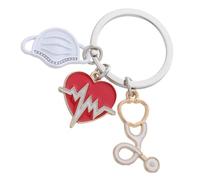 SOIMISS Porte-clés Élégant et Portable en Métal Résistant aux Rayures, Taille 5,5x2,8 Cm, Présent pour Étudiants et Enseignants Lors Remise des Diplômes