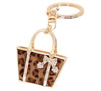 SOIMISS Porte-clés Léopard Brillant Créatif Mini Paquet Incassable Accessoire Pour Paquet à Main Femme Présent Anniversaire