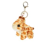 SOIMISS Porte-clés Peluche Girafe Compacte et Légère Décoration Suspendue Mignonne pour Sac ou Voiture Cadeau pour Filles et Femmes
