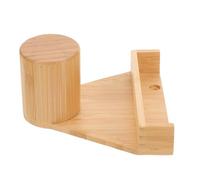 SOIMISS Porte-Craie en Bambou pour Billard, Support Mural Compact pour Craies Standard, Étagère de Rangement Pratique et Protectrice pour Accessoires de Billard, Compatible Salle