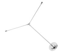 SOIMISS Porte Drapeau de Bureau avec Base Stable pour Table Support de Drapeau pour Événements Festivals et Conférences Design Compact et