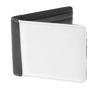 SOIMISS Portefeuille à Sublimation Vierge en PU Fin avec Fenêtre pour Carte D’Identité et Emplacements pour Cartes Porte-Monnaie Pliable à Transfert Thermique Anniversaire Papa et