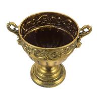 SOIMISS Pot à Fleurs Vase à Fleurs Vintage Décoratif De Terrasse Vase Centre De Table Golden