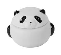 SOIMISS Pot à Thé Céramique Hermétique Forme de Panda Pot de Rangement Style Chinois pour Cuisine Bureau et Maison Jarre à Thé Étanche Design Cartoon Unique
