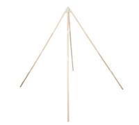 SOIMISS Poteaux en Bois Dur pour Tentes d'Garçon et Filles Supports Triangulaires Solides Barres de Support Rondes en Bois Massif pour Cabanes de Jeu Pièce de Rechange pour Tipis