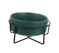 SOIMISS pour Chat et Chien Céramique avec Support Surélevée Renversement Adaptée Hauteur du Cou pour Réduire la Pression Stomacale et Faciliter Nettoyage