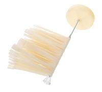 SOIMISS Présentoir à Ongles Forme Éventail et Spirale, pour DIY et Services Tableau D'entraînement pour Ongles en Gel, 120 Tips, Plastique Beige, Structure Rotative pour Salon