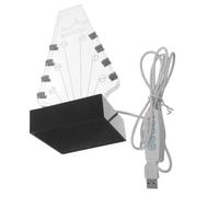 SOIMISS Présentoir pour Médiators en Acrylique, Lumière Réglable, 8 | Présentation Créative, Rangement Organisé, pour Chambre et Salle de Musique, Style Transparent, Guitaristes