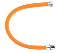 SOIMISS Rallonge Robinet avec Tube Flexible Éclaboussures Raccord Acier Inoxydable Orange Extension pour Cuisine et Salle de Bain Compatible Douchette et Lave Cheveux
