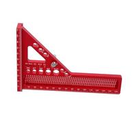 SOIMISS Règle Menuisier Alliage Aluminium Polyfonction avec Trusquin Caché Précision Élevée pour Mesure et Marquage Angles Outil Mesure Bois Ingénieur Charpentier