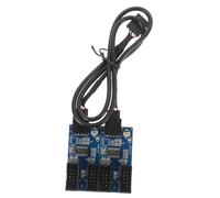 SOIMISS Répartiteur Extension USB Broches à Adaptateur De Concentrateur Extension Câble De Carte Mère pour Multiplicateur De Ports